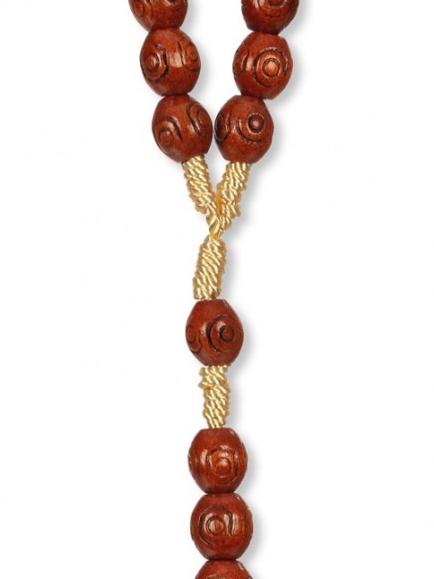 Rosary of Worked Wood