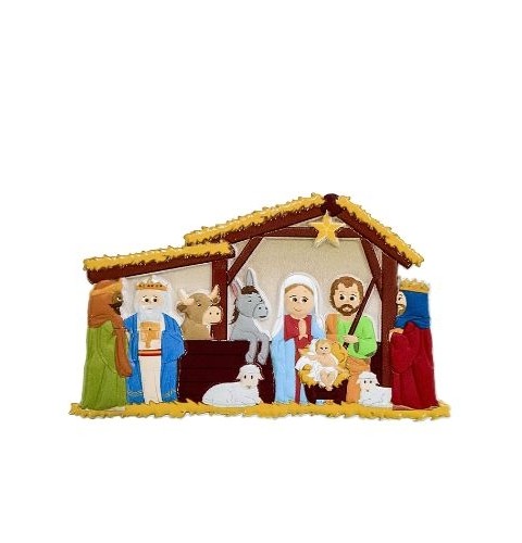 Prespio com Reis Magos 