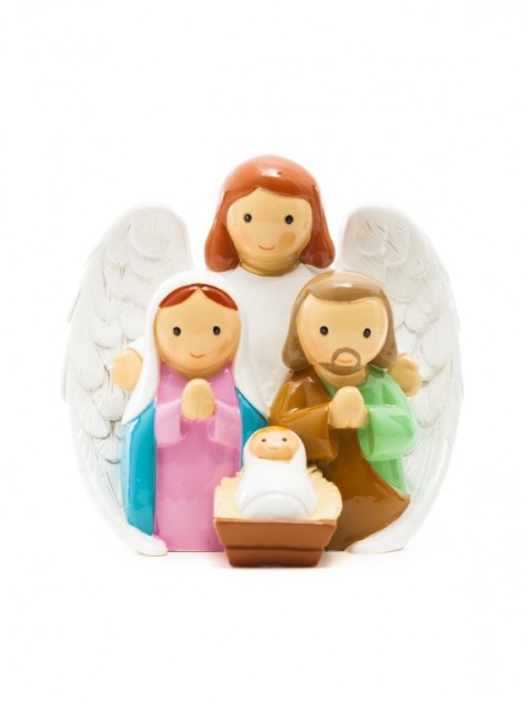 Anjo com Sagrada Fam�lia